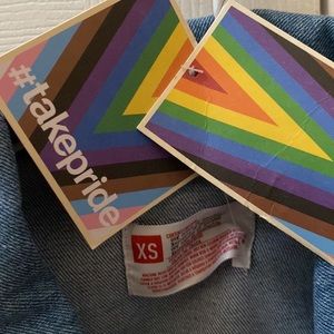 PRIDE Denim jacket xs - NEW